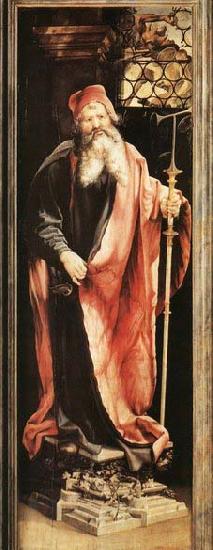 Matthias  Grunewald St Antony the Hermit Sweden oil painting art